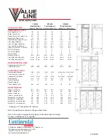 Предварительный просмотр 2 страницы Continental Refrigerator 1R-GD Specifications