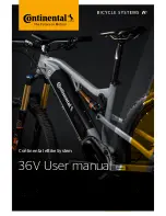 Continental Refrigerator 36V eBike System User Manual preview