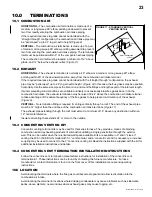 Preview for 23 page of Continental Refrigerator C95 SERIES Installation And Operating Manual