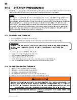 Preview for 44 page of Continental Refrigerator C95 SERIES Installation And Operating Manual