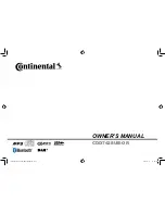 Preview for 2 page of Continental Refrigerator CDD7428UB-OR Owner'S Manual