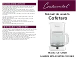 Предварительный просмотр 3 страницы Continental Refrigerator CE-CM241 User Manual