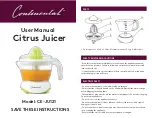 Continental Refrigerator CE-JU121 User Manual preview