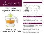 Preview for 3 page of Continental Refrigerator CE-JU121 User Manual