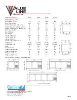 Предварительный просмотр 2 страницы Continental Refrigerator CRB117 Specifications