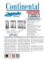 Continental Refrigerator DL1F-SS-GD Characteristics preview
