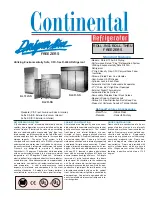 Continental Refrigerator DL1FI-SS Specifications preview