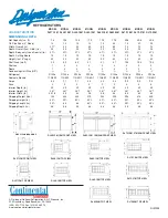 Предварительный просмотр 2 страницы Continental Refrigerator DL27-12M Specifications