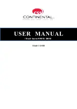 Предварительный просмотр 1 страницы Continental Refrigerator iTouch GH08 Series User Manual