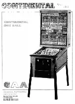 Continental Refrigerator ONE BALL Instruction Manual preview