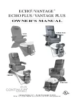 Preview for 1 page of Continuum Footspas ECHO Owner'S Manual