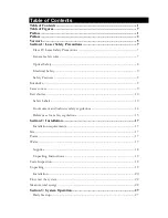 Preview for 3 page of Continuum Surelite EX 10 Operation And Maintenance Manual