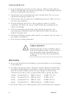 Preview for 18 page of Continuum Surelite EX 10 Operation And Maintenance Manual