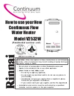 Preview for 1 page of Continuum V2532W User Manual