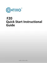 Contixo F20 Quick Start Instructional Manual preview