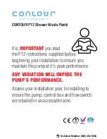 Preview for 7 page of Contour P12 Fitting Instructions Manual