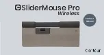 Предварительный просмотр 1 страницы Contour SliderMouse Pro Wireless Product Manual