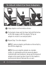 Preview for 4 page of Contours Britax Car Seat Adapter Instruction Manual