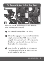 Preview for 5 page of Contours Britax Car Seat Adapter Instruction Manual