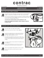 Предварительный просмотр 2 страницы contrac 4760BKV Instructions Manual