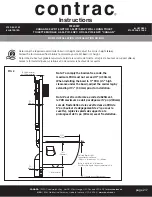 Предварительный просмотр 2 страницы contrac 5782CFW Instructions Manual