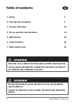 Preview for 2 page of Contracor 10115105 Operating And Maintenance Manual