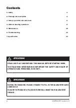 Preview for 2 page of Contracor BlastRazor Z-100RCS Operation Manual