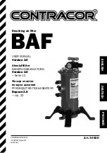 Preview for 1 page of Contractor BAF User Manual