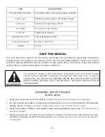 Предварительный просмотр 2 страницы Contractor GEN4000/03237 Instruction Manual