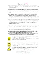 Preview for 5 page of Control 4 C4-4SF120 Series Installation Manual