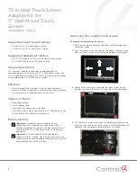 Control 4 C4-7ZTOT3 Installation Manual preview