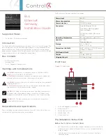 Preview for 1 page of Control 4 C4-DIN-BEG Installation Manual