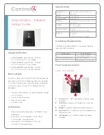 Preview for 1 page of Control 4 C4-DSC-EN-BL Setup Manual