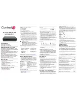 Control 4 C4-HC200-E-B Installation Manual предпросмотр