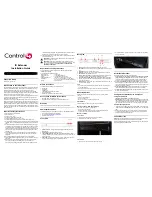 Preview for 1 page of Control 4 C4-IOX-E-B Installation Manual