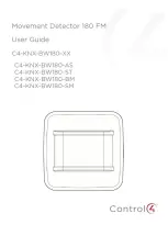 Preview for 1 page of Control 4 C4-KNX-BW180 Series User Manual