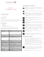 Preview for 1 page of Control 4 C4-SW240 Installation Manual