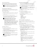 Preview for 3 page of Control 4 C4-T4T10-BL Installation Manual