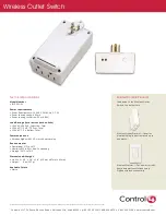 Preview for 2 page of Control 4 LOZ-5S1-W Technical Specifications