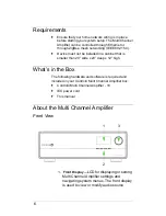 Предварительный просмотр 10 страницы Control 4 Multi Channel Amplifier- 16 Installtion And User Manual