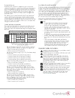 Preview for 2 page of Control 4 Zigbee IO C4-Z2IO Installation Manual