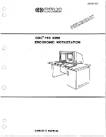 Control Data Corporation CDC 790ICEM Owner'S Manual предпросмотр