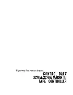 Control Data 3228-A Reference And Instruction Manual preview