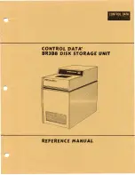 Control Data BR3B8 Reference Manual предпросмотр
