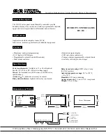 Предварительный просмотр 1 страницы Control Products HC-110 Series Quick Start Manual