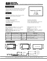 Control Products TC-110 Series Quick Start Manual preview