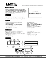 Предварительный просмотр 1 страницы Control Products VD-6100-TM Quick Start Manual