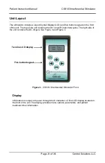 Предварительный просмотр 21 страницы CONTROL SOLUTIONS CS Medical Systems CS6103 Patient Instruction Manual