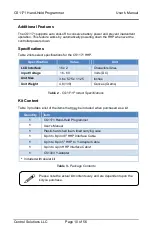 Предварительный просмотр 10 страницы CONTROL SOLUTIONS CS1171 User Manual