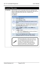 Предварительный просмотр 30 страницы CONTROL SOLUTIONS CS1171 User Manual